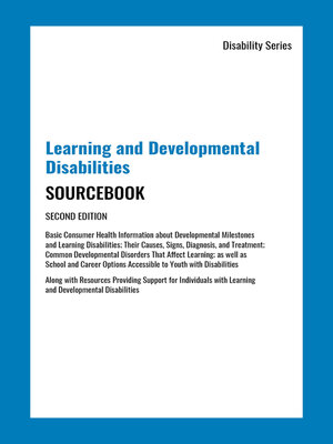 cover image of Learning and Developmental Disabilities Sourcebook